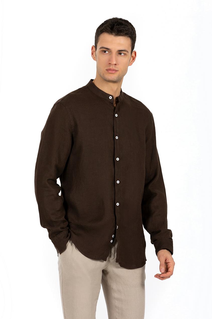 MAD COLLAR LINEN SHIRT