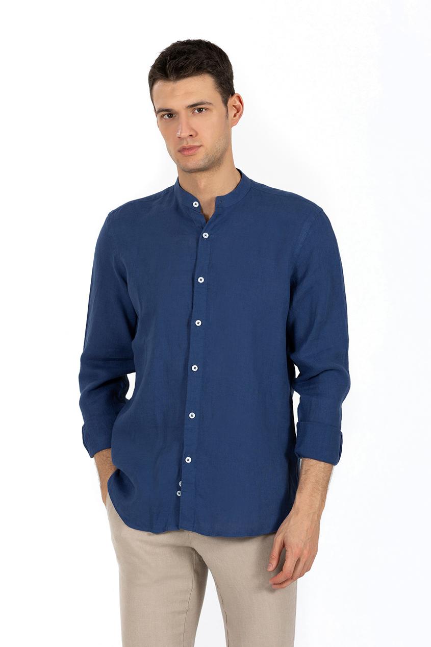 MAD COLLAR LINEN SHIRT