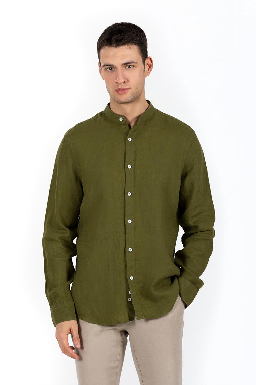 MAD COLLAR LINEN SHIRT