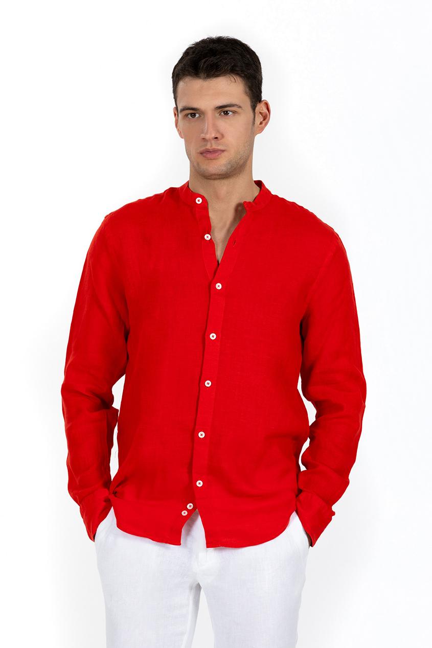 MAD COLLAR LINEN SHIRT