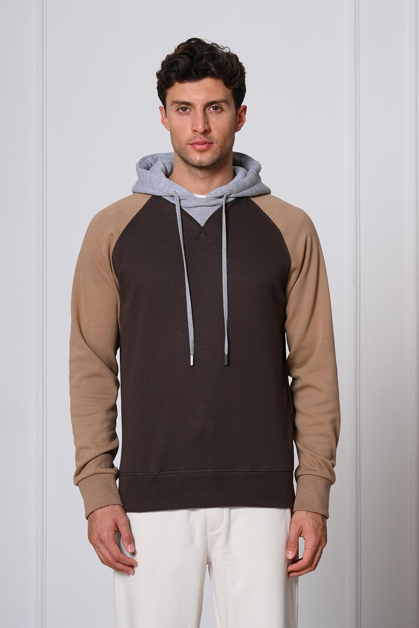 MEN'S FLEECE HOODED SWEATSHIRT