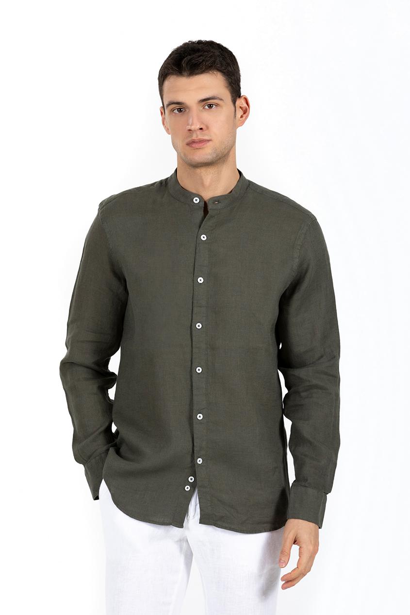 MAD COLLAR LINEN SHIRT